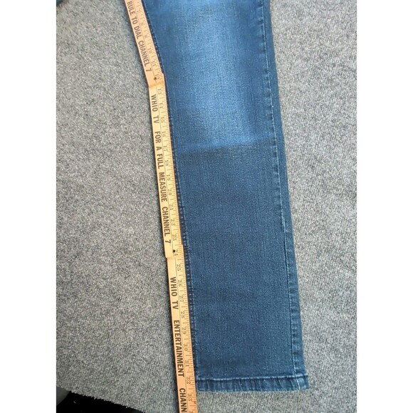 Urban Star Men's Stretch Straight Leg Premium Jeans Dark Blue 34x34 5 Pocket - Picture 11 of 12